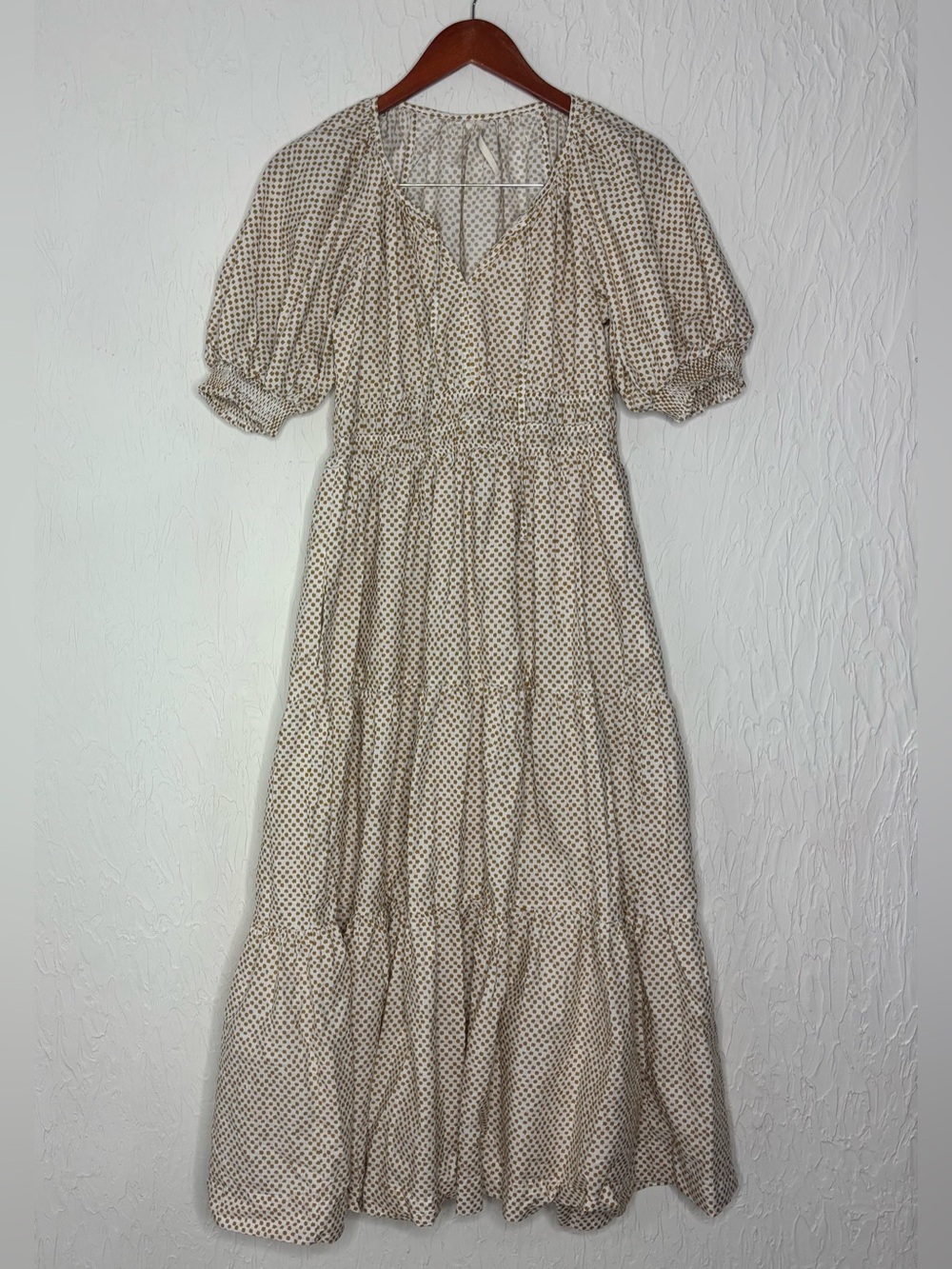 Anthropologie The Somerset Maxi Dress: Puff-Sleeve Edition Size Medium - Picture 6 of 13